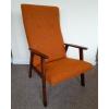 Danish High Back Chair in Pierre Frey wool